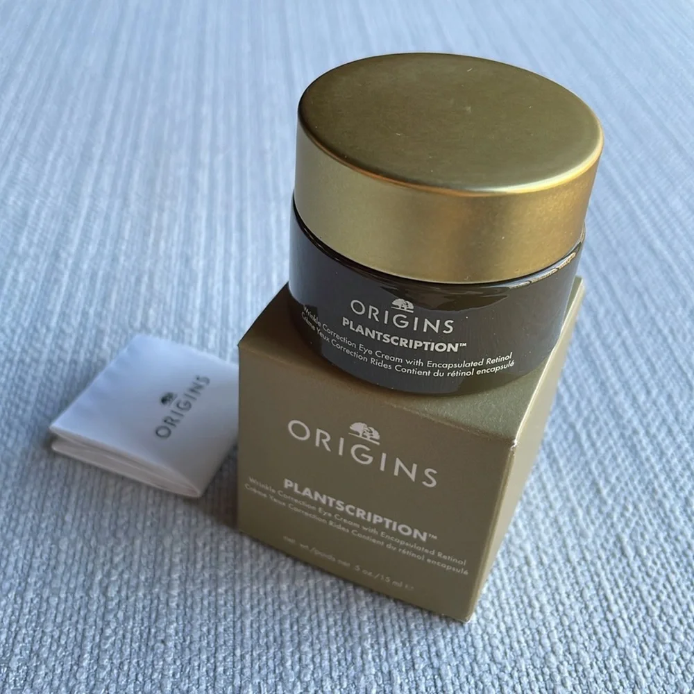ORIGINS Plantscription Wrinkle Correction Eye Cream with Encapsulated Retinol